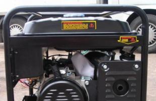 HUTER DY6500LX gasoline generator - features, specifications, instructions, reviews